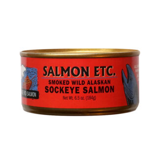Fancy Smoked Sockeye Salmon 6.5 oz - 24 cans