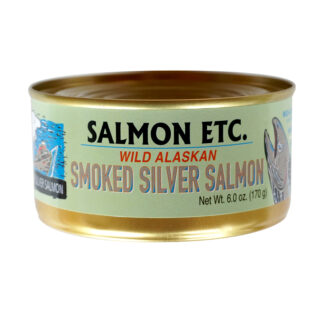 Smoked Silver Salmon 6.5 oz – 12 cans