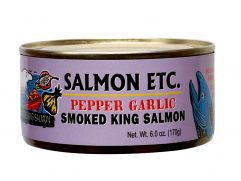Smoked King Salmon (Pepper Garlic) 6.5 oz – 12 cans