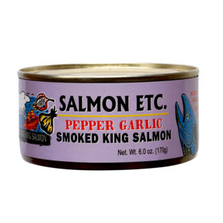 Smoked King Salmon (Pepper Garlic) 6.5 oz – 12 cans