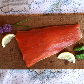 10LB Box of Alaskan King Salmon Tails